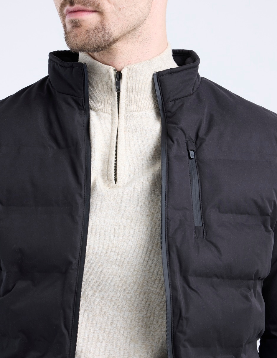 Chamarra acolchada Scappino con bolsillos para hombre