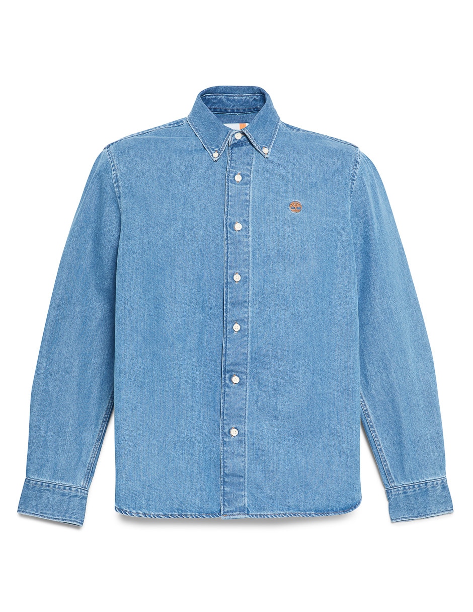 Camisa casual manga larga para hombre 5