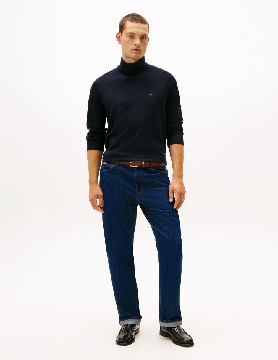 Playera cuello tortuga para hombre