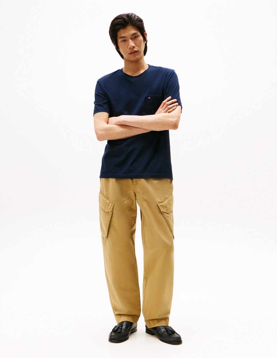 Playera Tommy cuello redondo para hombre
