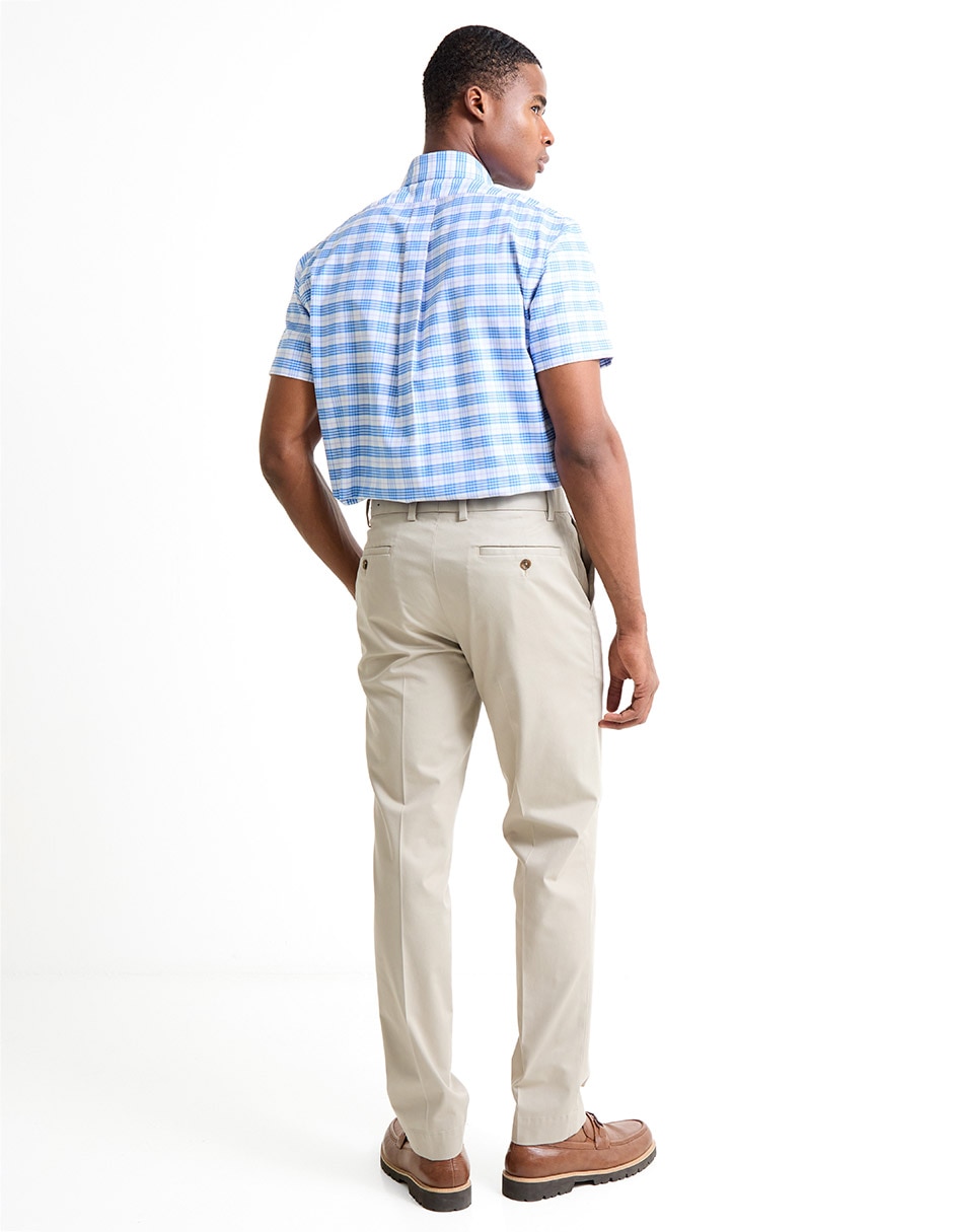 Pantalón chino slim de algodón para hombre 5