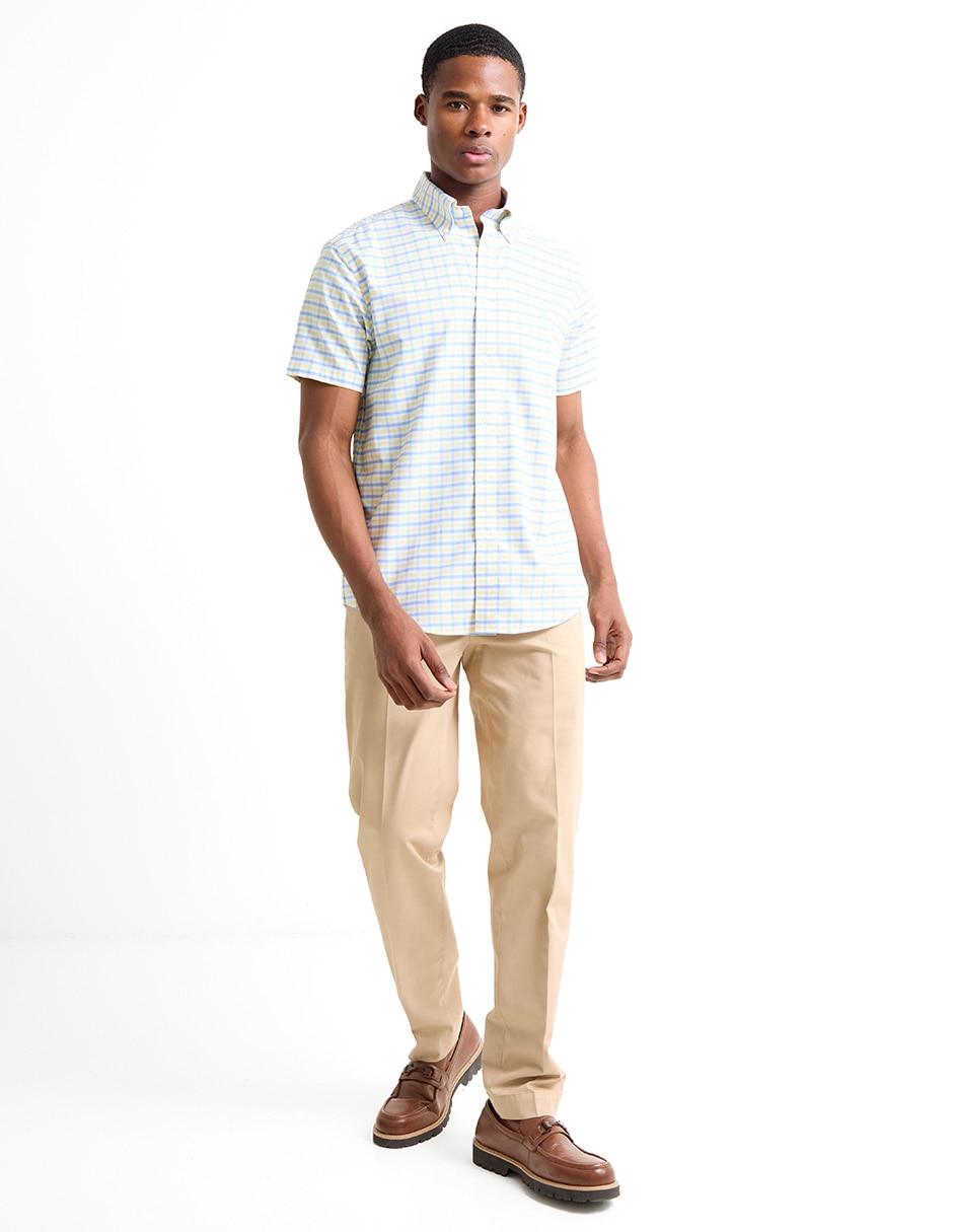 Pantalón slim de algodón para hombre 6