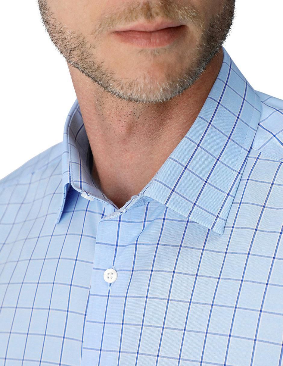 Camisa business casual de algodón manga larga para hombre 2