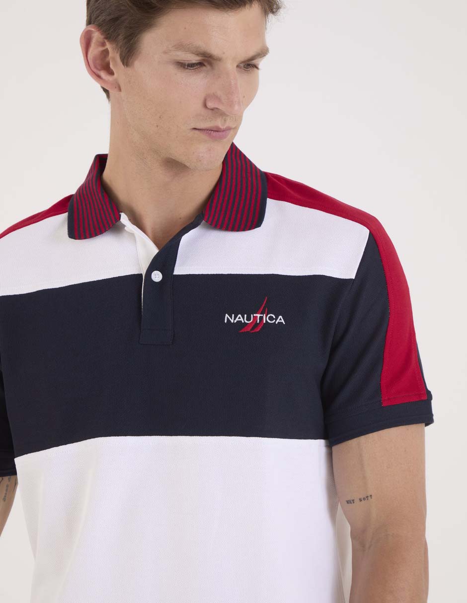 Playera tipo polo Nautica para hombre