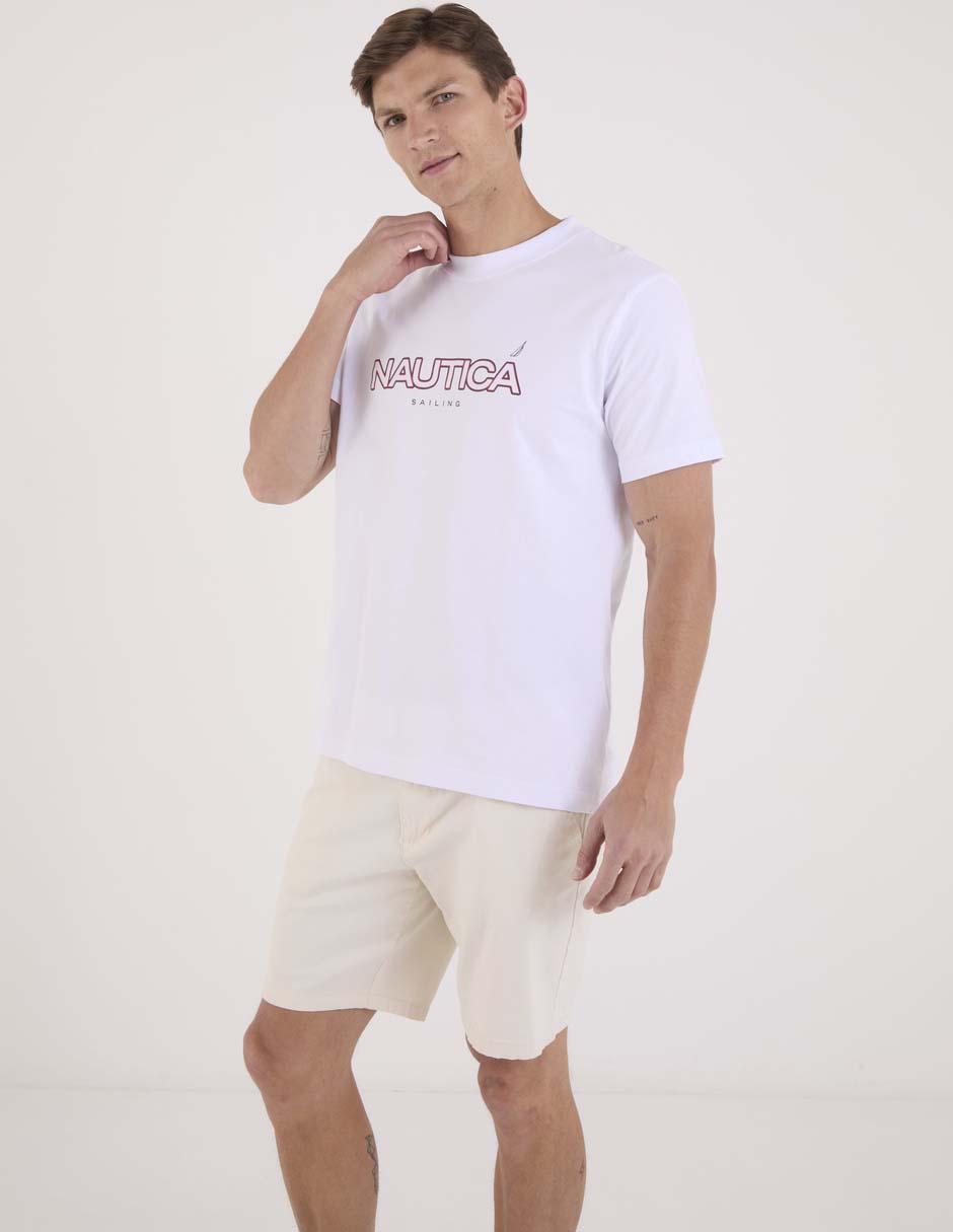 Playera cuello redondo para hombre