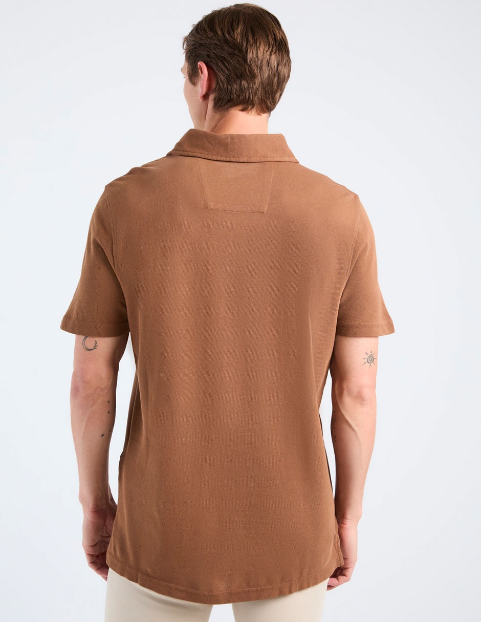 Playera tipo polo nautica para hombre