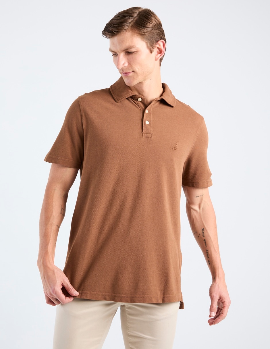 Playera tipo polo nautica para hombre