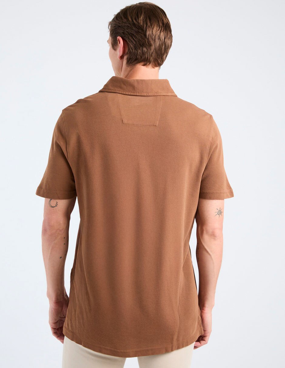 Playera tipo polo nautica para hombre