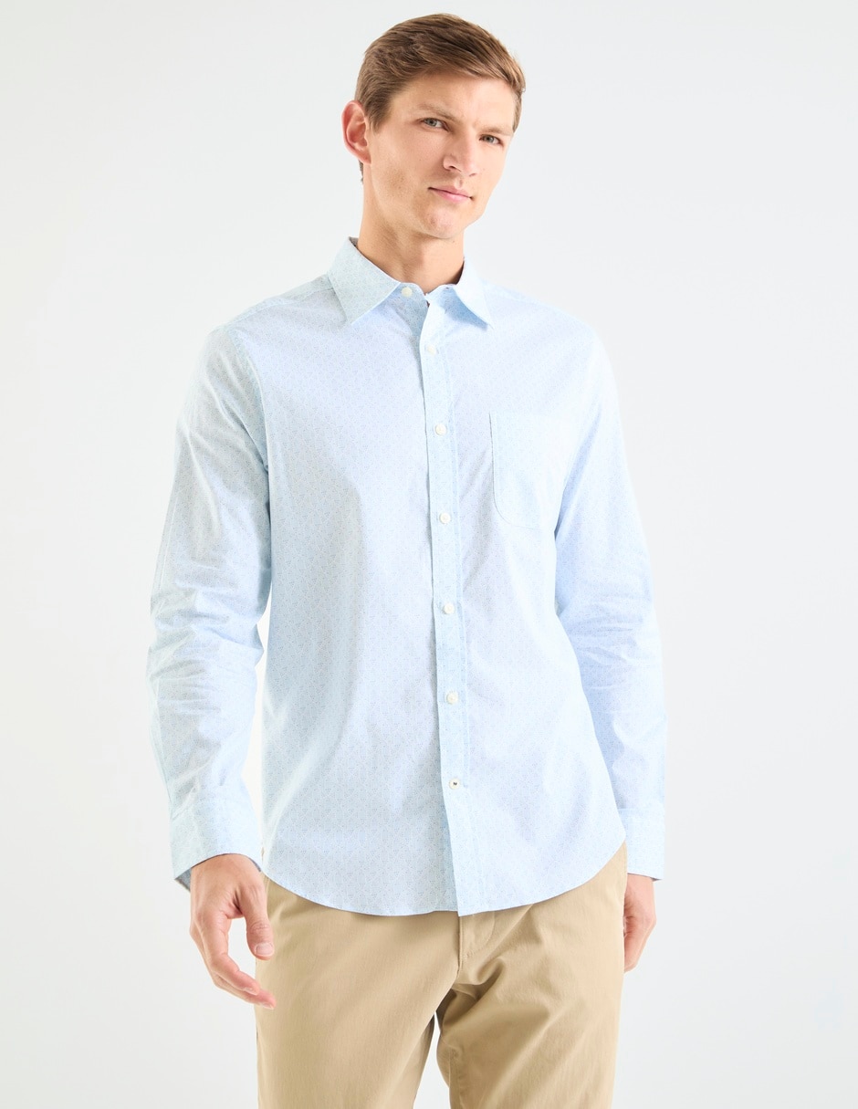 Camisa casual manga larga para hombre Camisa casual manga larga para hombre