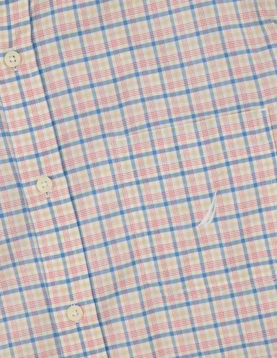 Camisa casual Nautica de algodón manga larga para hombre