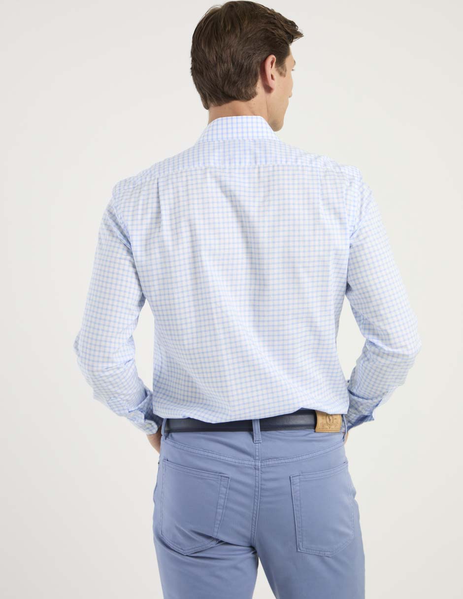 Camisa de vestir Scappino de algodón manga larga para hombre