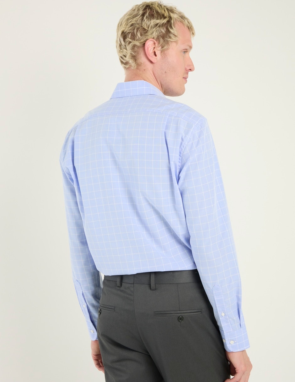 Camisa de vestir Scappino de algodón manga larga para hombre