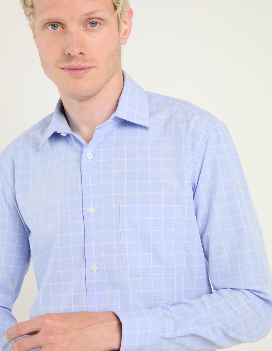 Camisa de vestir Scappino de algodón manga larga para hombre