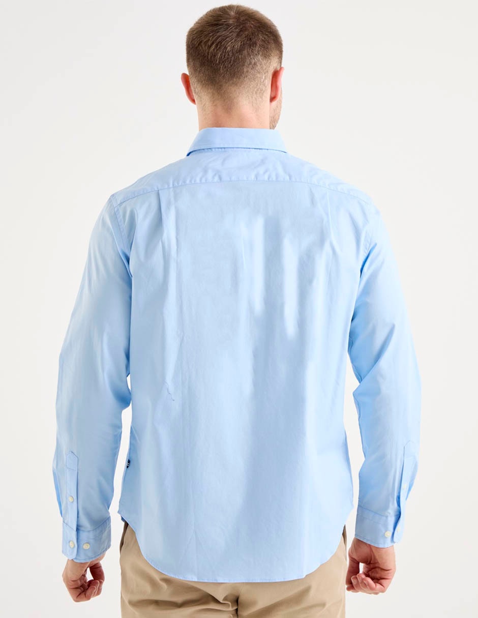 Camisa casual de algodón manga larga para hombre 2
