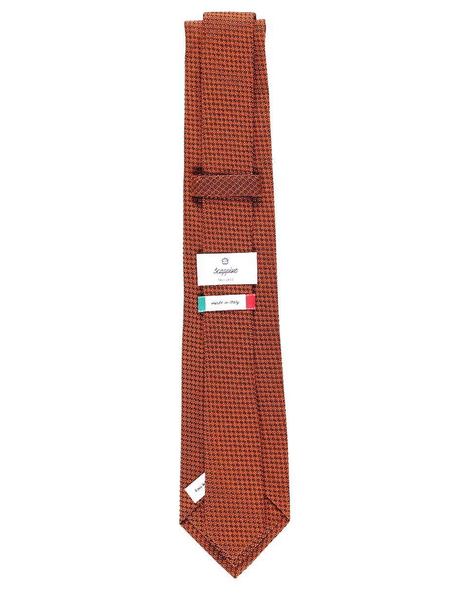 Corbata Scappino regular de seda estampado microprint para hombre