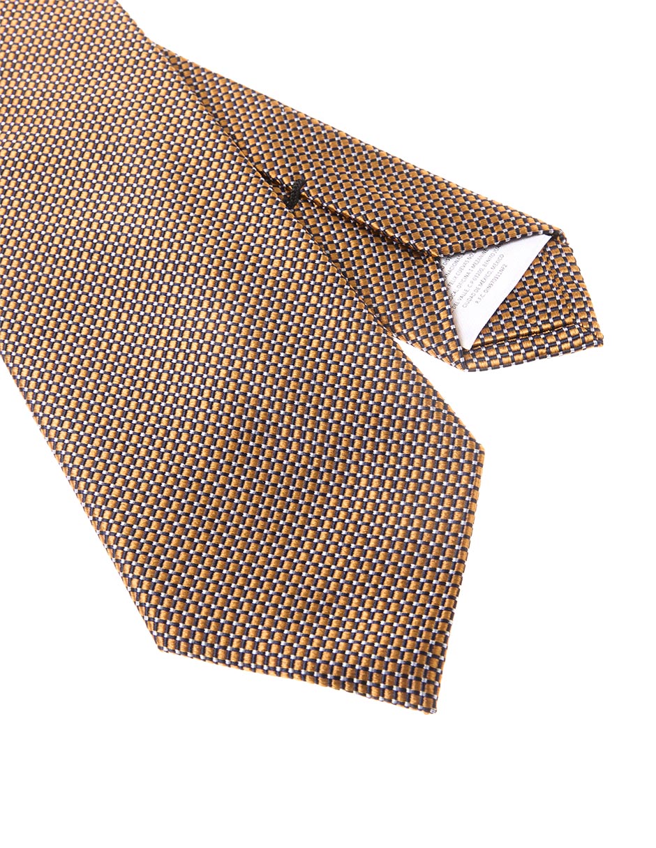 Corbata Scappino regular de seda estampado para hombre