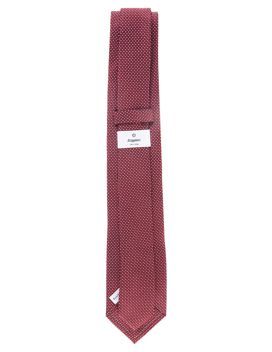 Corbata regular de seda estampado para hombre 2