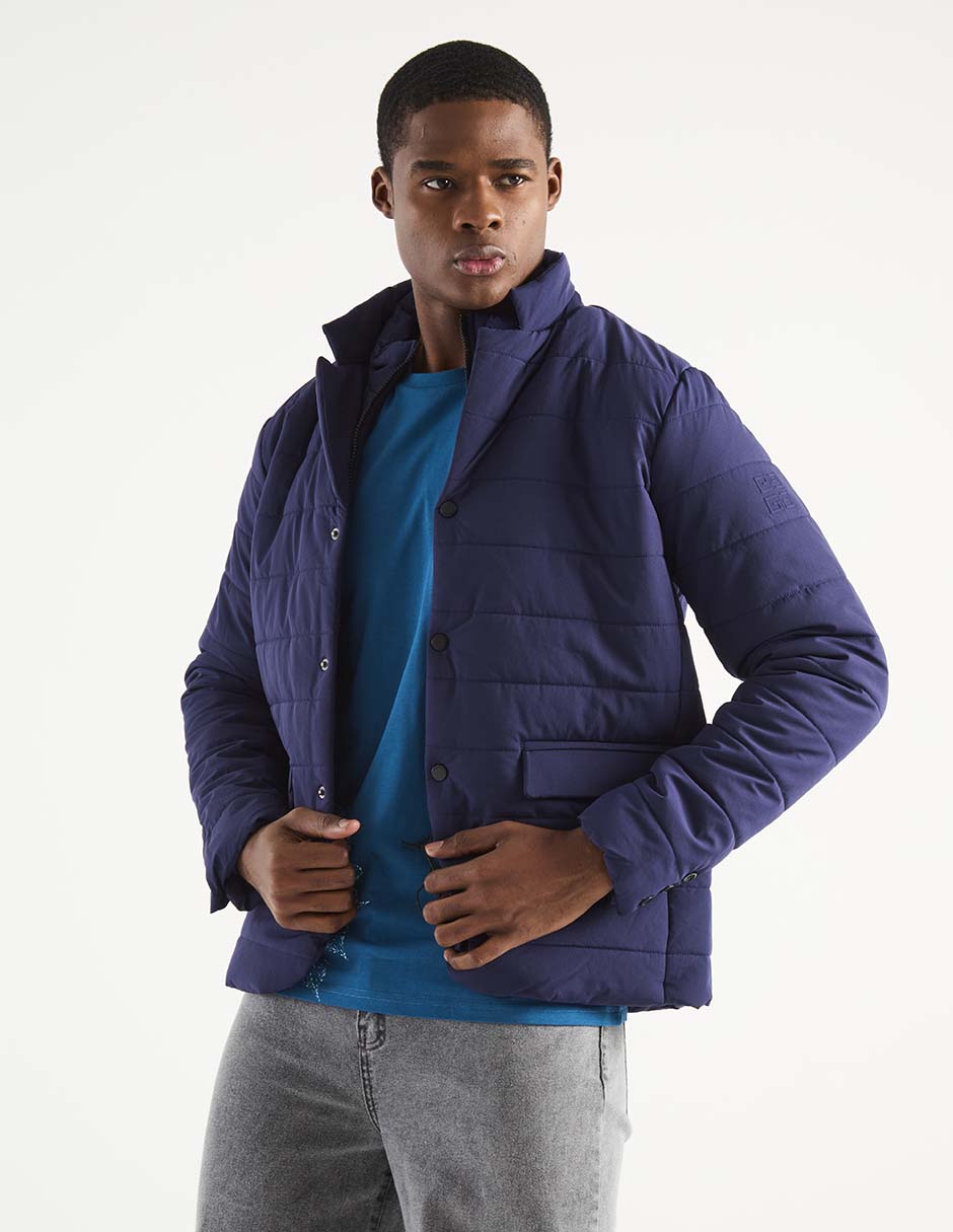 Chamarra bomber capitonada para hombre
