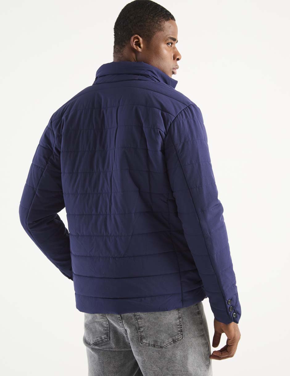 Chamarra bomber capitonada para hombre 2