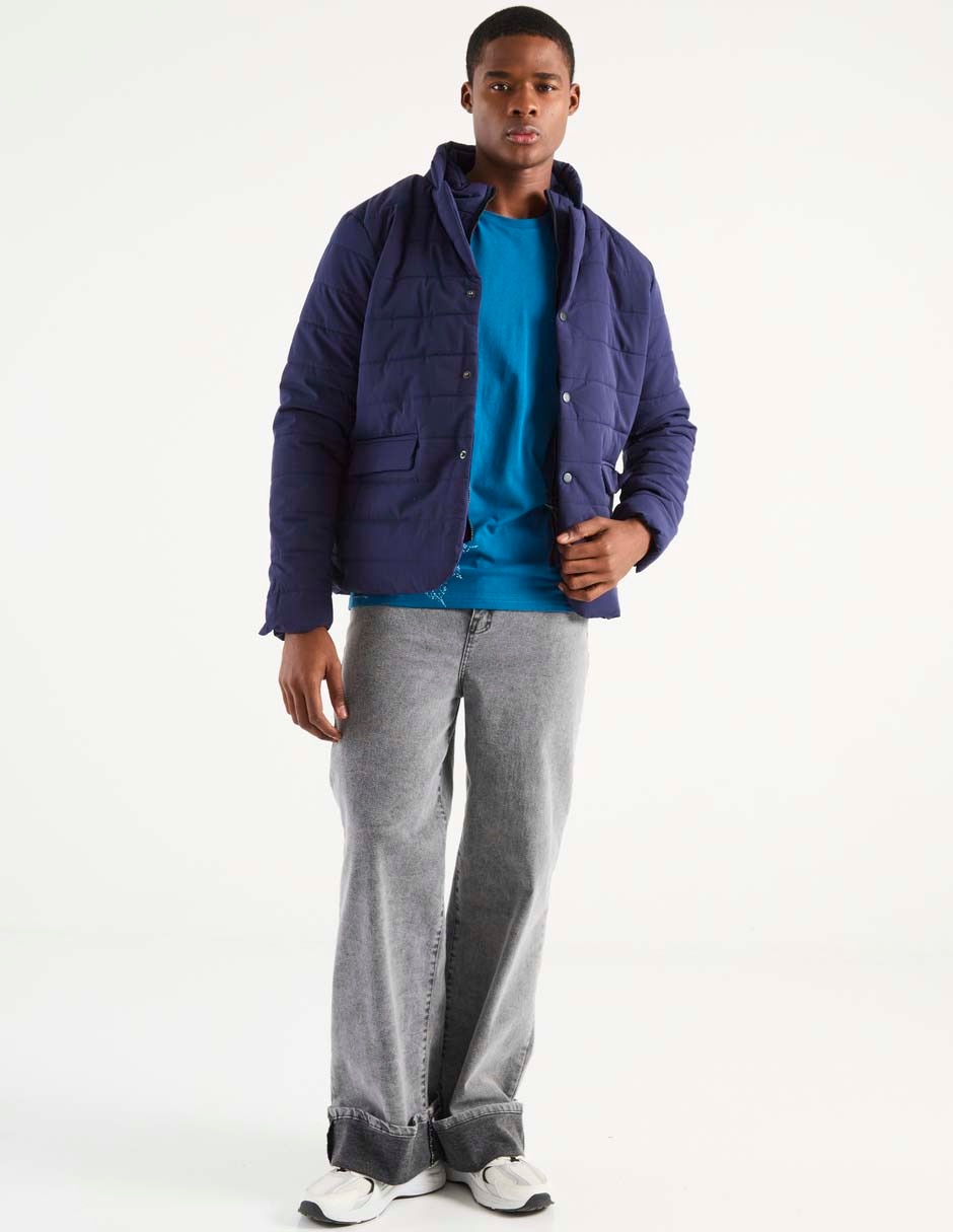 Chamarra bomber capitonada para hombre 3