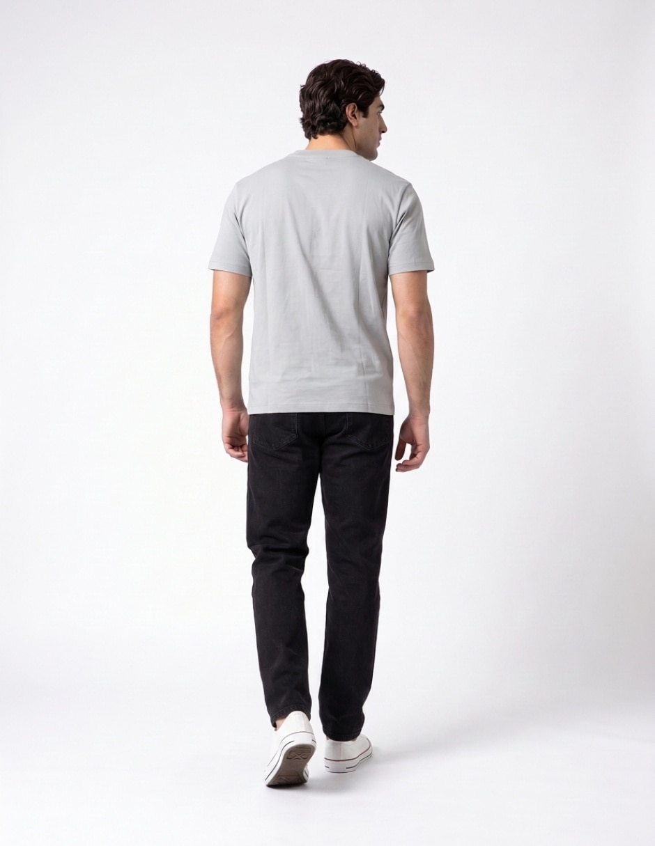 Playera cuello redondo para hombre 2