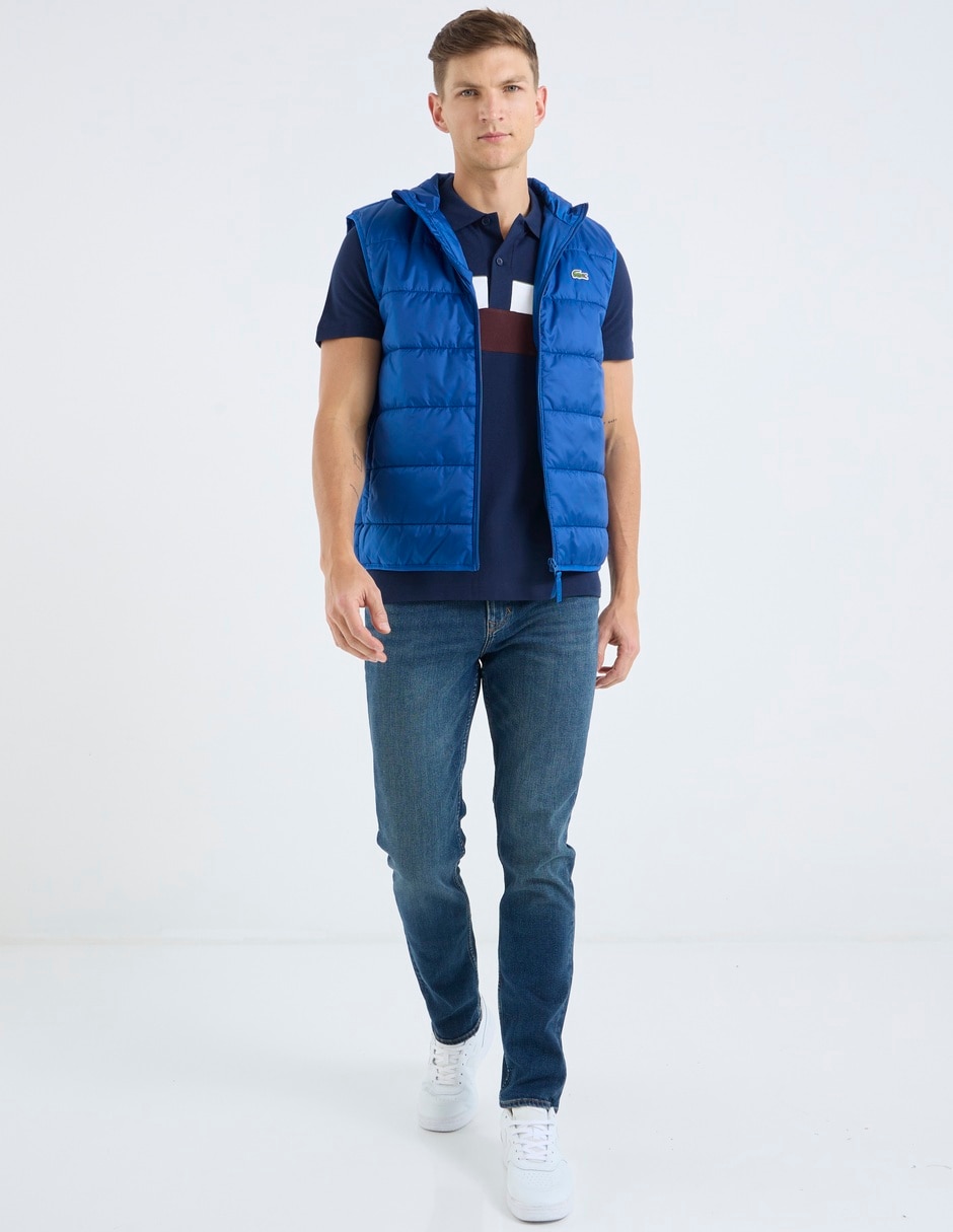 Chaleco Lacoste capitonado para hombre