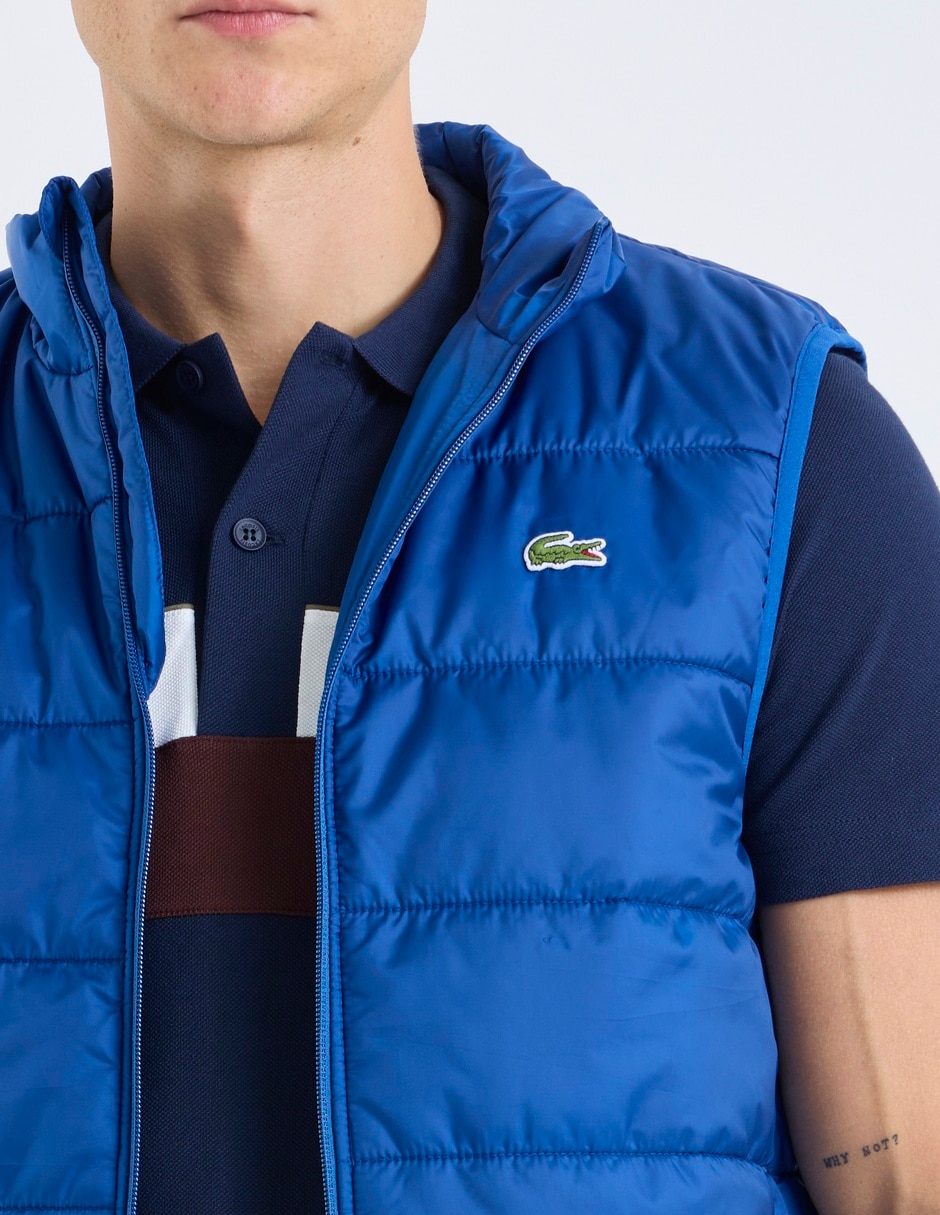 Chaleco Lacoste capitonado para hombre