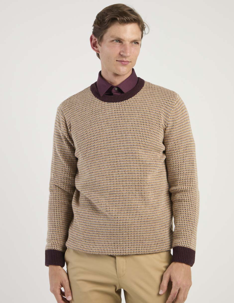 Suéter cuello redondo para hombre Suéter cuello redondo para hombre