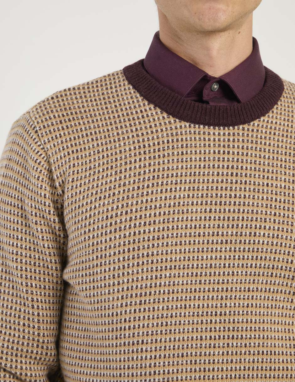Suéter cuello redondo para hombre 2