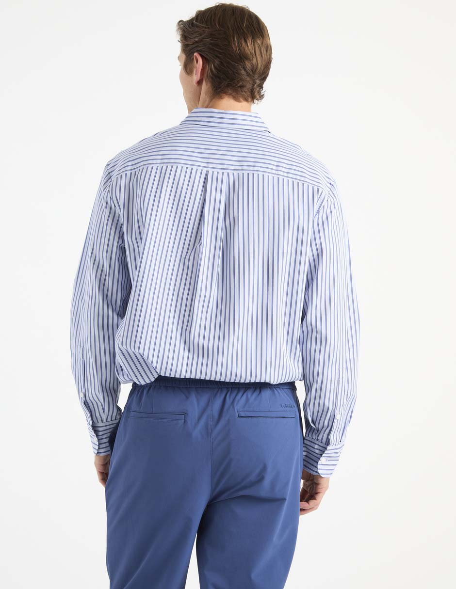 Camisa casual de algodón manga larga para hombre 4