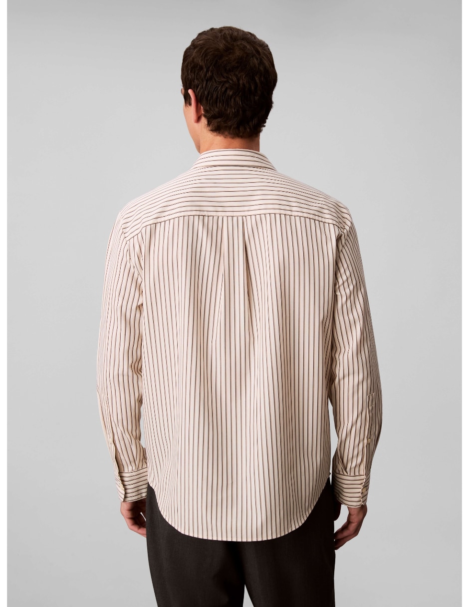 Camisa casual de algodón manga larga para hombre 7