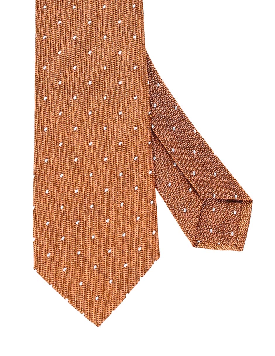 Corbata Scappino regular estampado lunares para hombre