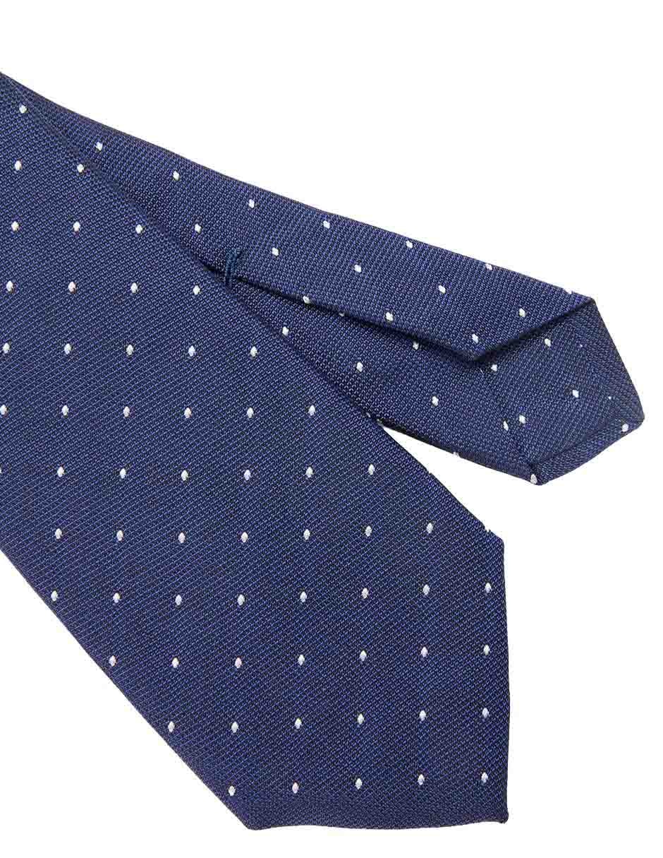 Corbata regular estampado lunares para hombre