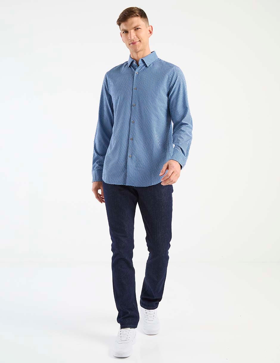 Jeans straight para hombre 6