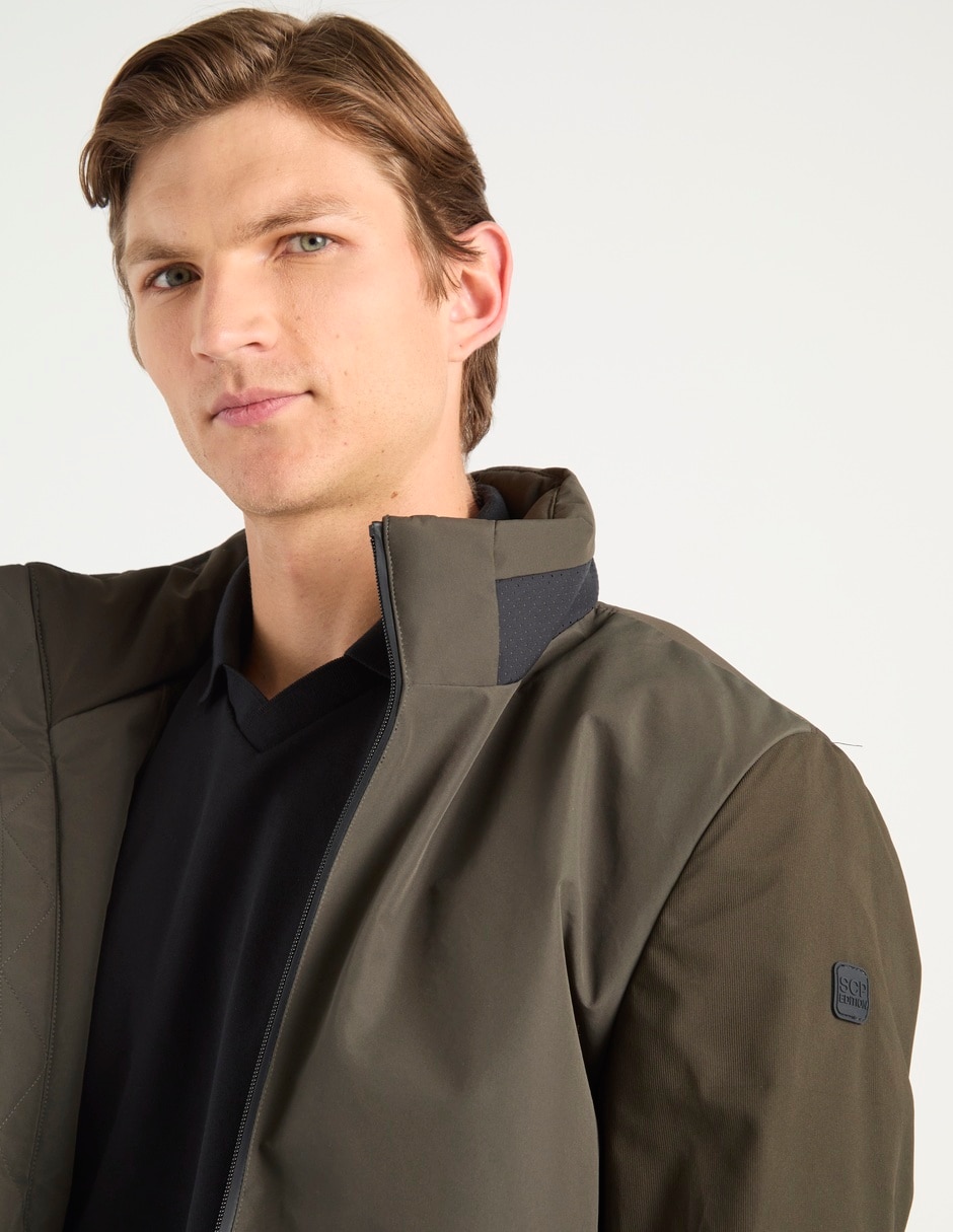 Chamarra casual Scappino capitonada para hombre