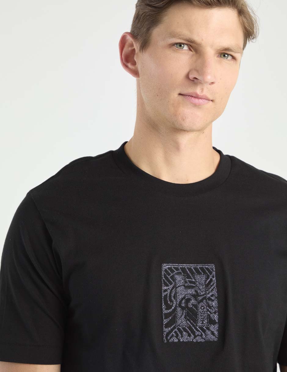 Playera cuello redondo para hombre