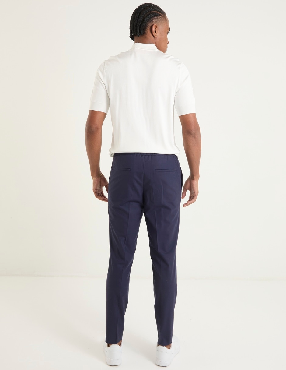 Pantalón técnico slim Hugo de lana para hombre
