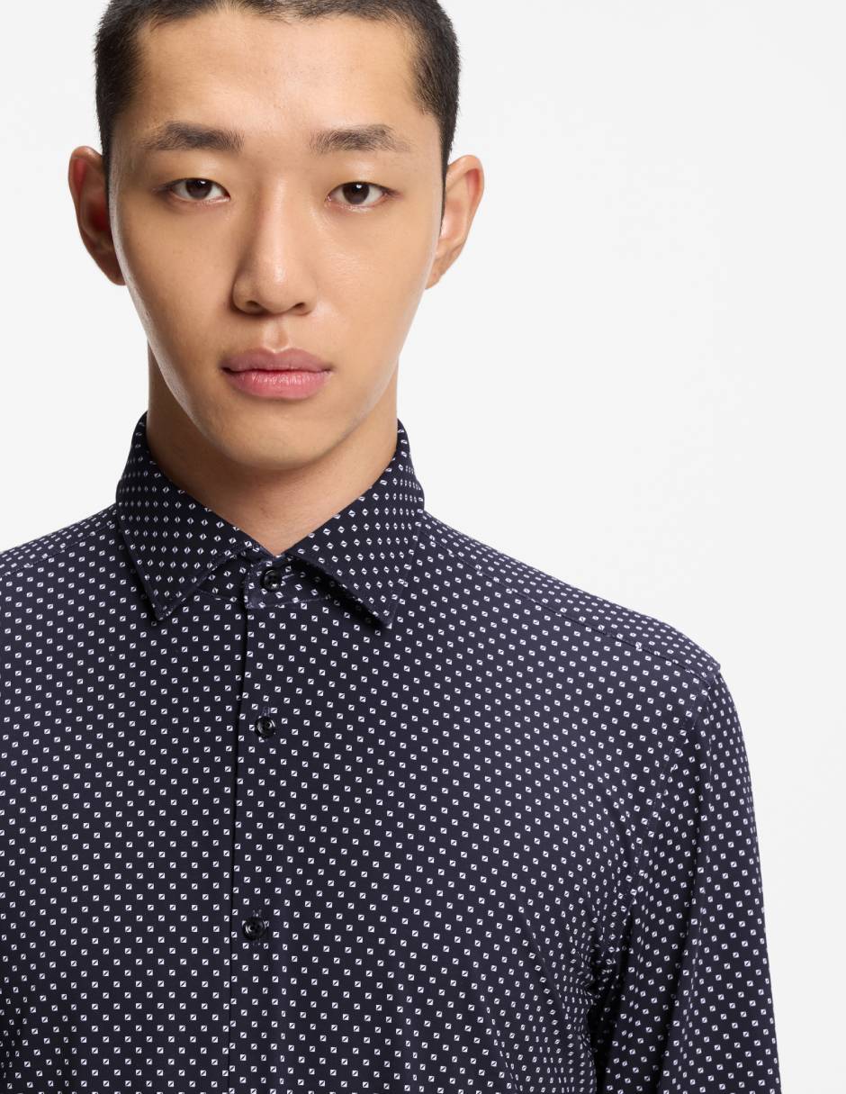 Camisa casual manga larga para hombre