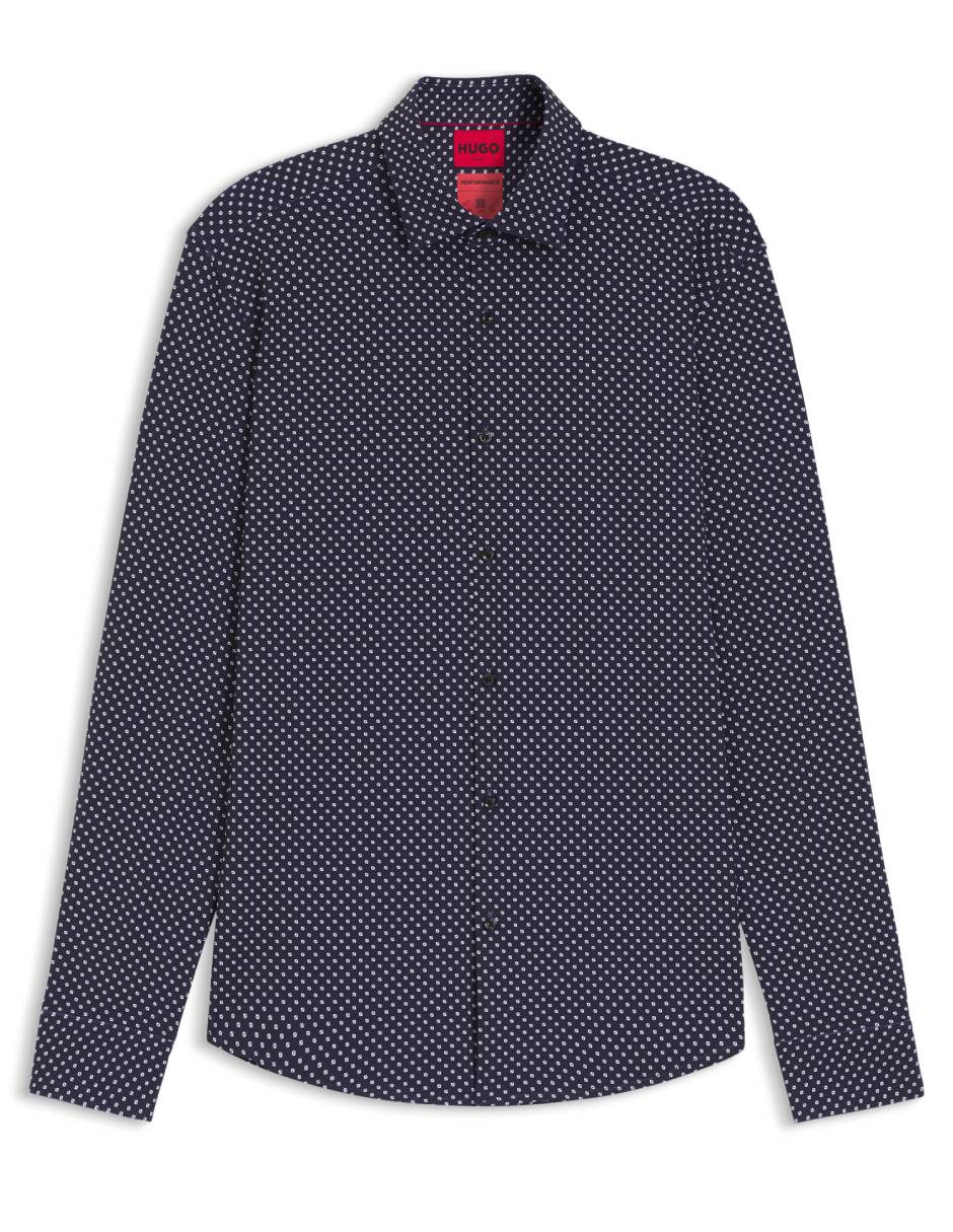 Camisa casual manga larga para hombre 6