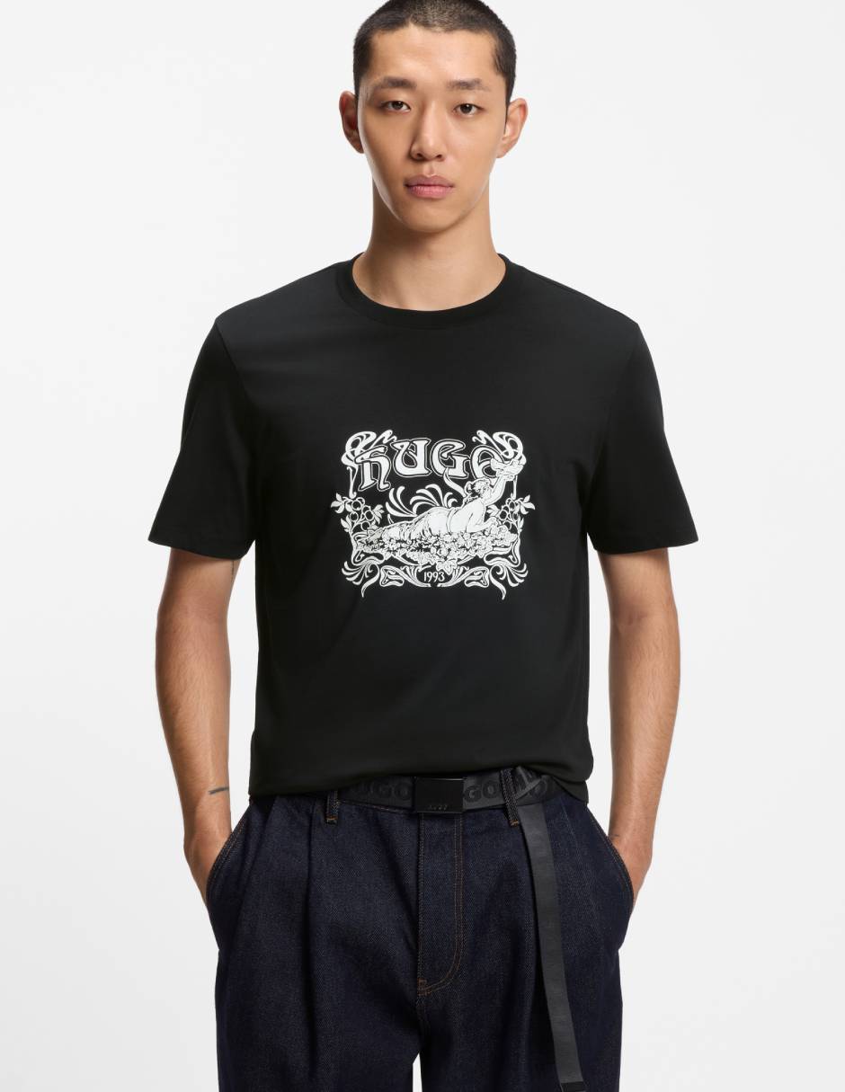 Playera cuello redondo para hombre
