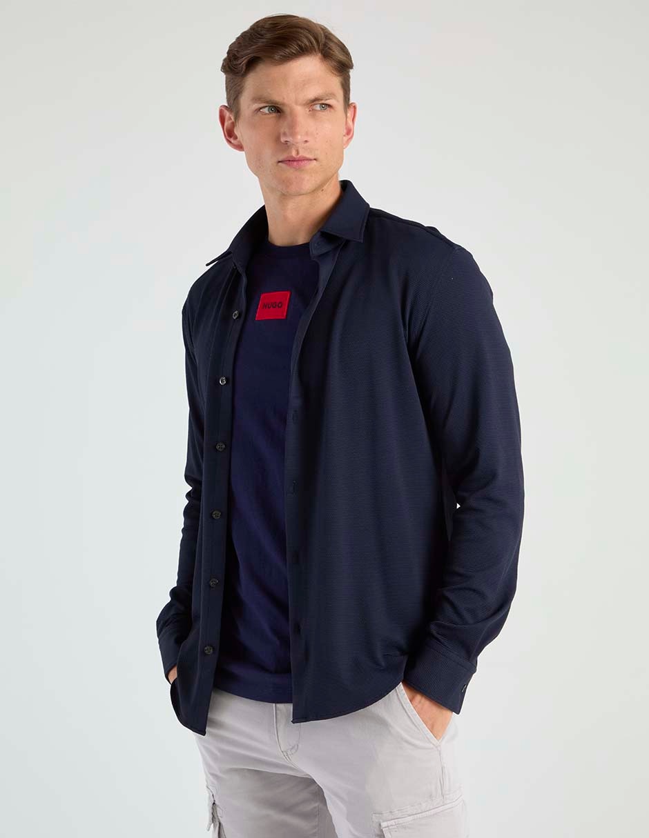 Sobrecamisa casual manga larga para hombre Sobrecamisa casual manga larga para hombre