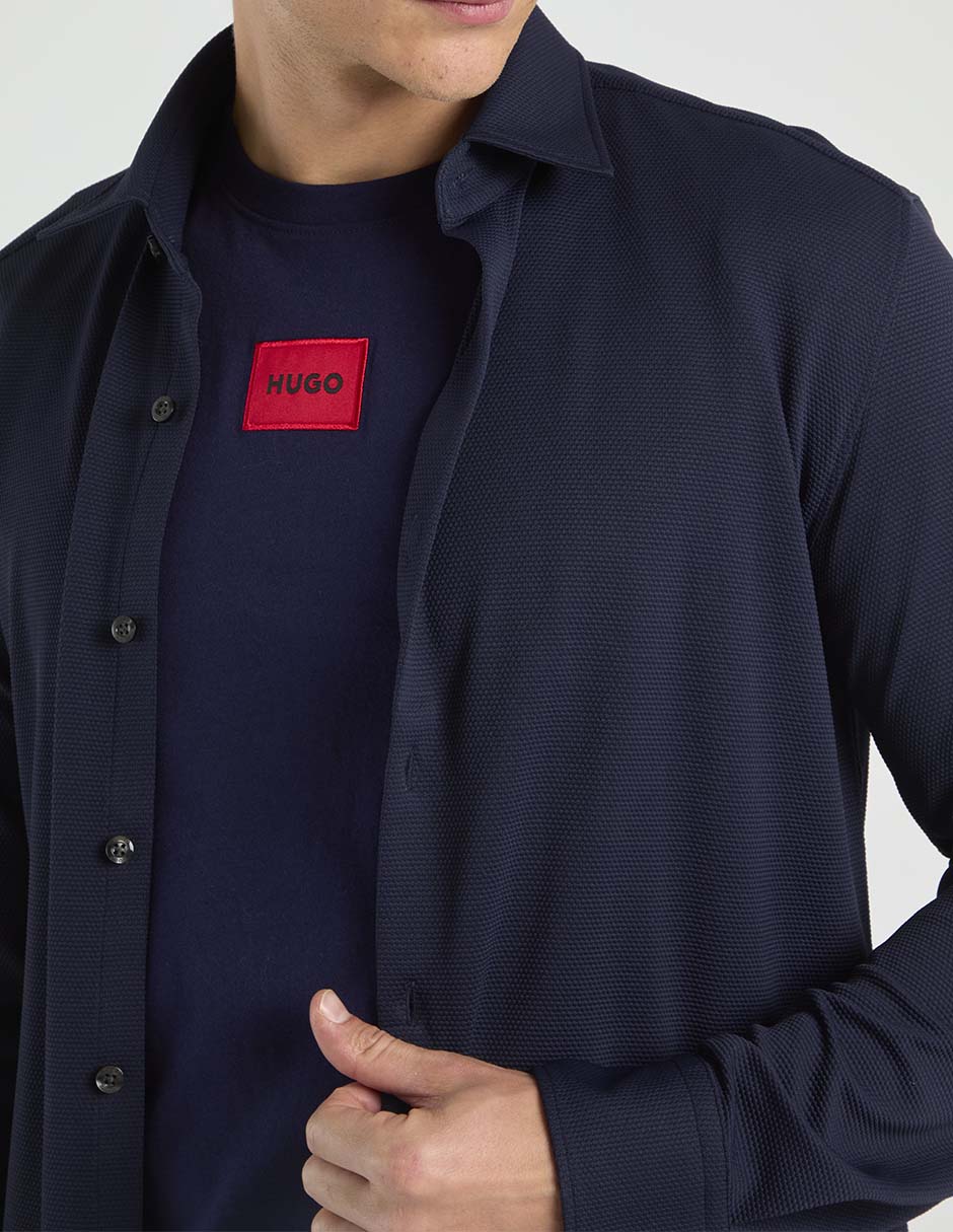 Sobrecamisa casual Hugo manga larga para hombre