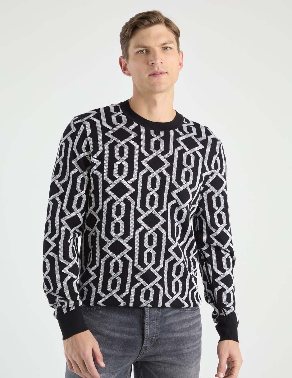 Suéter cuello redondo para hombre