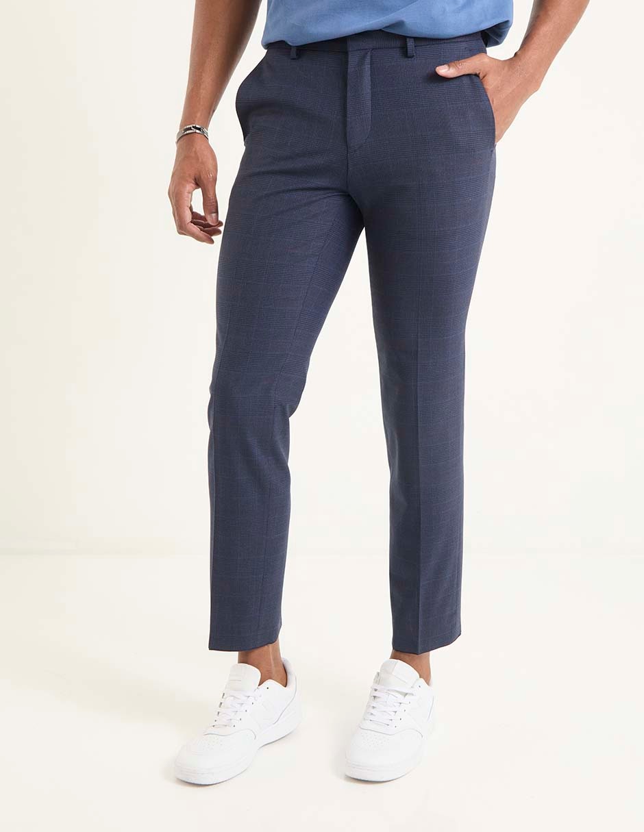 Pantalón slim de lana para hombre