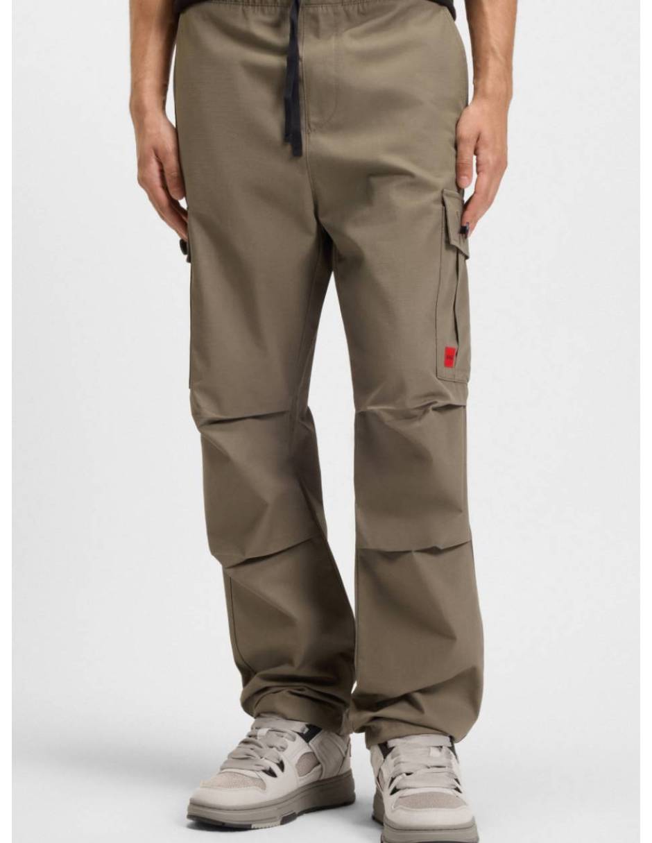 Pantalón casual cargo slim de algodón para hombre