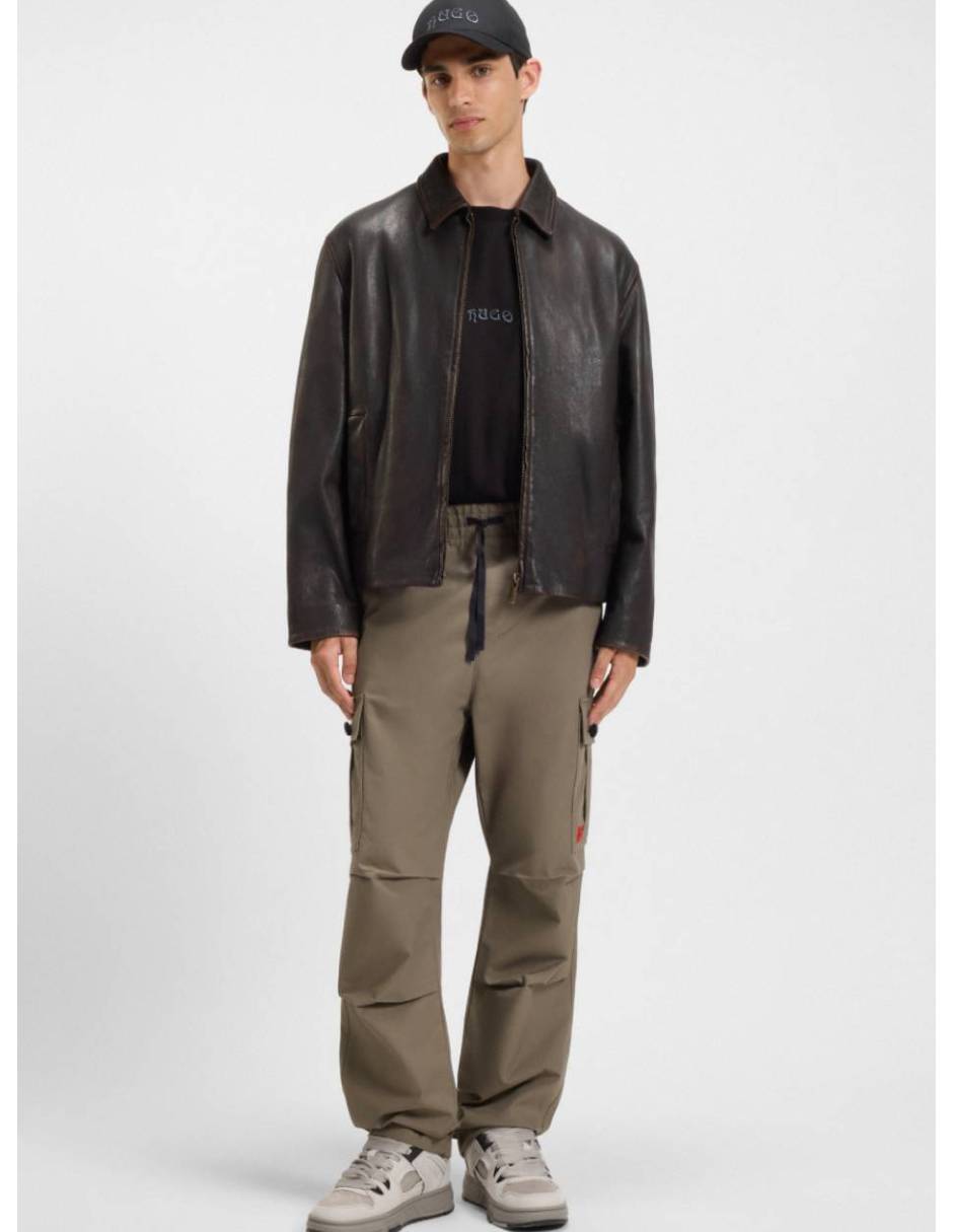 Pantalón casual cargo slim de algodón para hombre 3