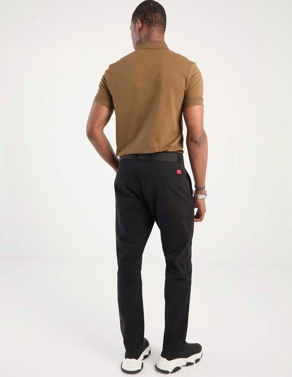 Pantalón chino slim Hugo de algodón para hombre