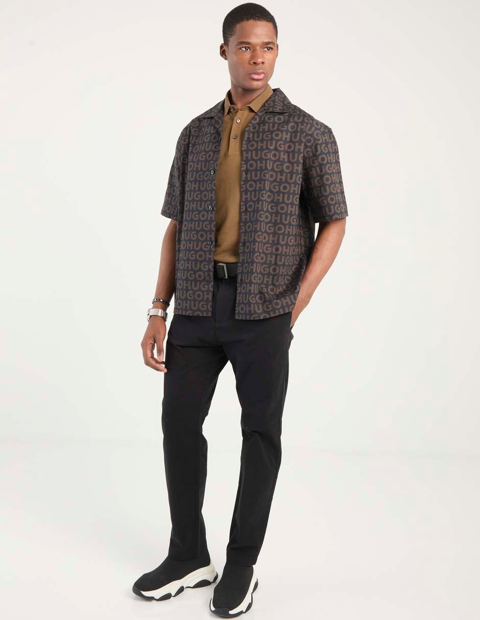 Pantalón chino slim Hugo de algodón para hombre