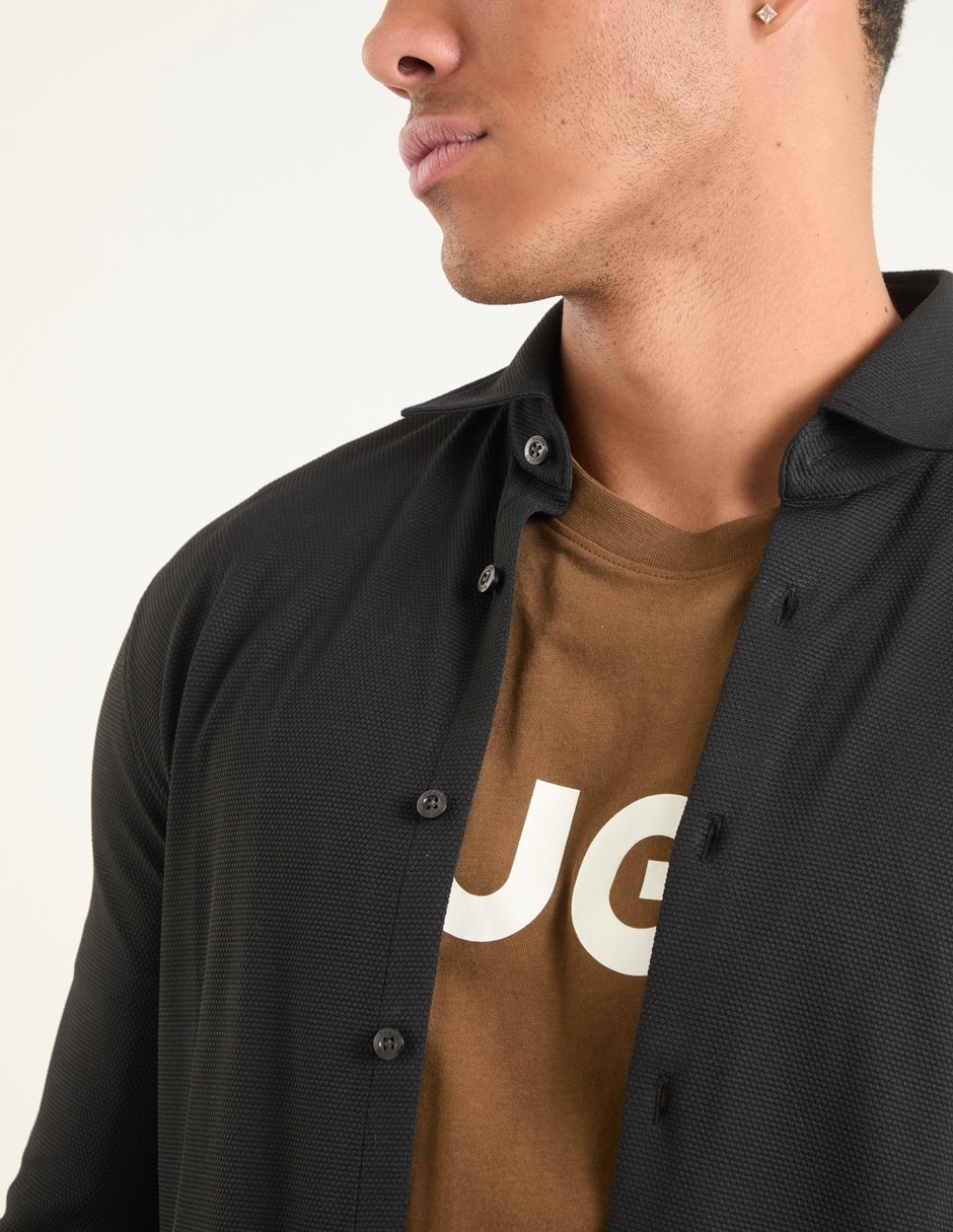 Camisa de vestir manga larga para hombre 2