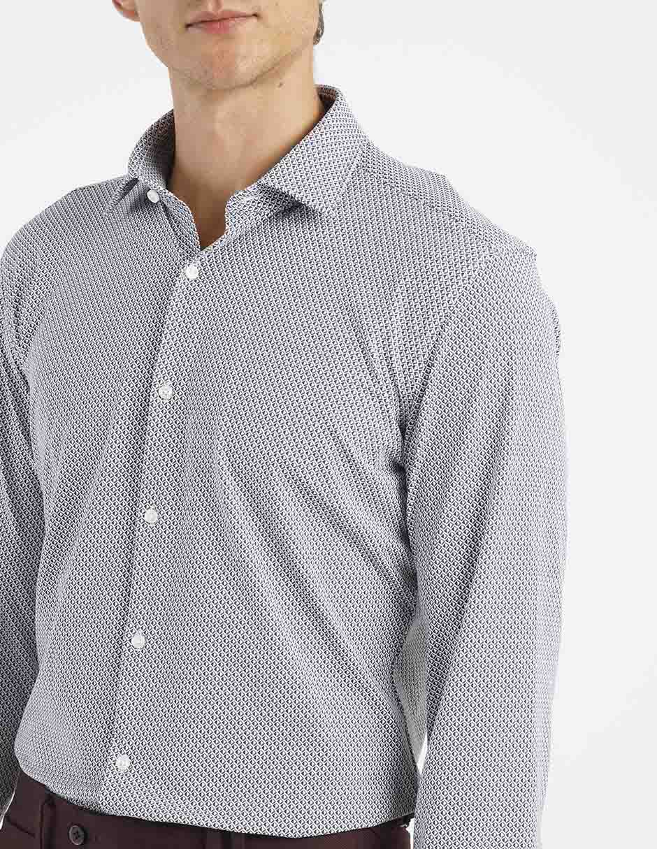 "camisa/sobrecamisa" casual "de" (si aplica) poliamida "manga" larga "para hombre" 4